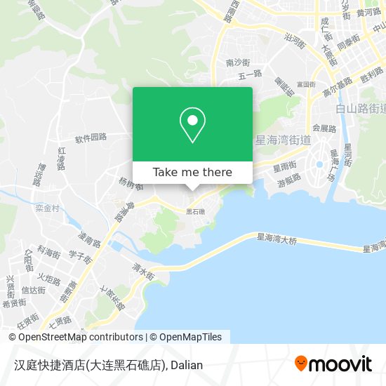 汉庭快捷酒店(大连黑石礁店) map