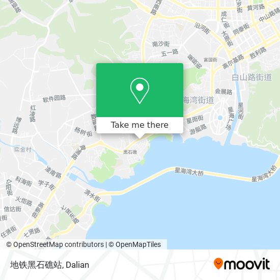 地铁黑石礁站 map