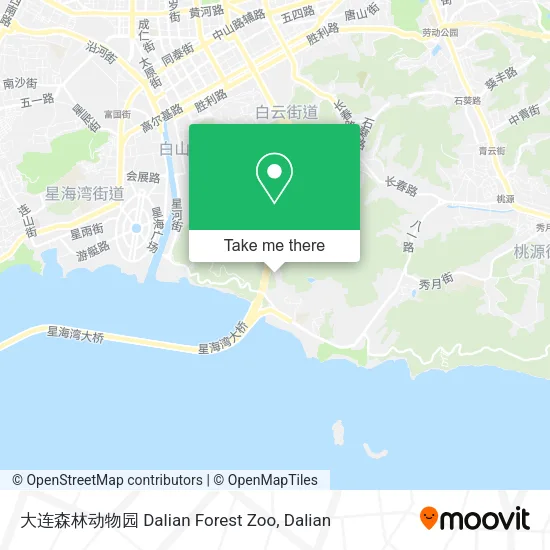 大连森林动物园 Dalian Forest Zoo map