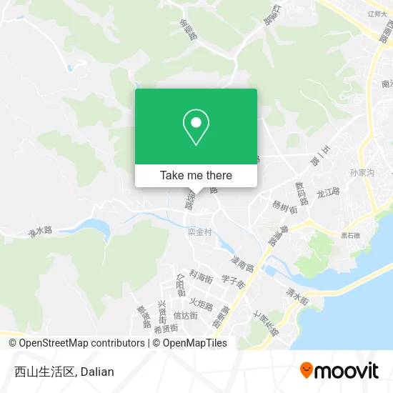 西山生活区 map