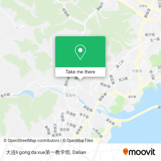 大连li gong da xue第一教学馆 map