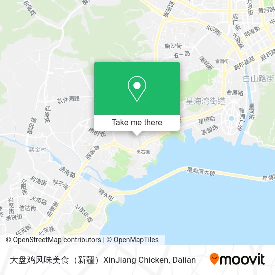 大盘鸡风味美食（新疆）XinJiang Chicken map
