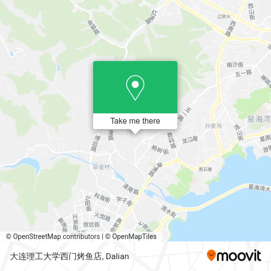 大连理工大学西门烤鱼店 map