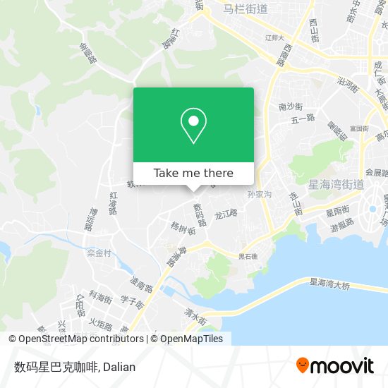 数码星巴克咖啡 map