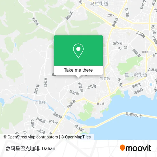 数码星巴克咖啡 map