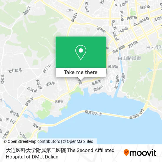 大连医科大学附属第二医院 The Second Affiliated Hospital of DMU map