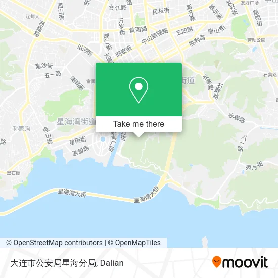 大连市公安局星海分局 map
