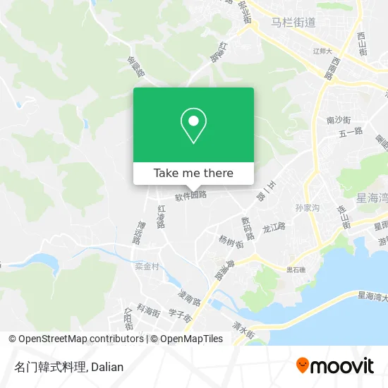 名门韓式料理 map