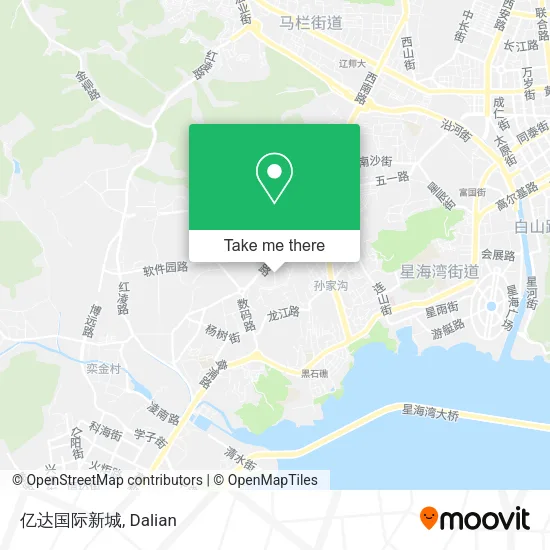 亿达国际新城 map