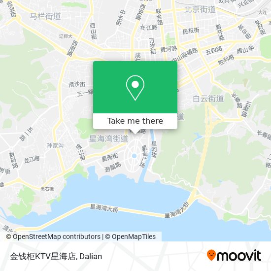 金钱柜KTV星海店 map