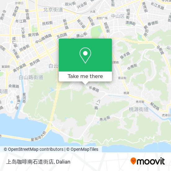 上岛咖啡南石道街店 map