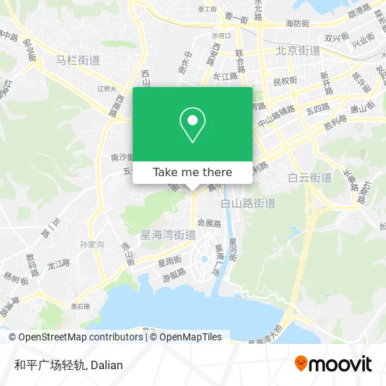 和平广场轻轨 map