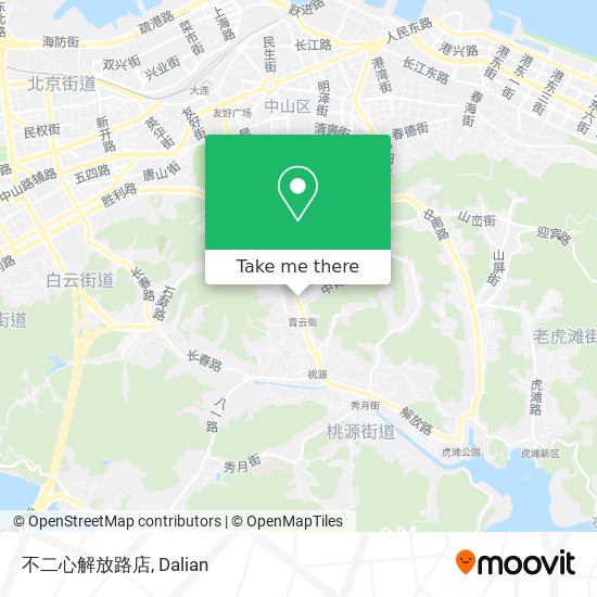 不二心解放路店 map