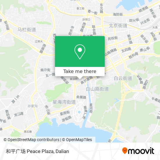 和平广场 Peace Plaza map