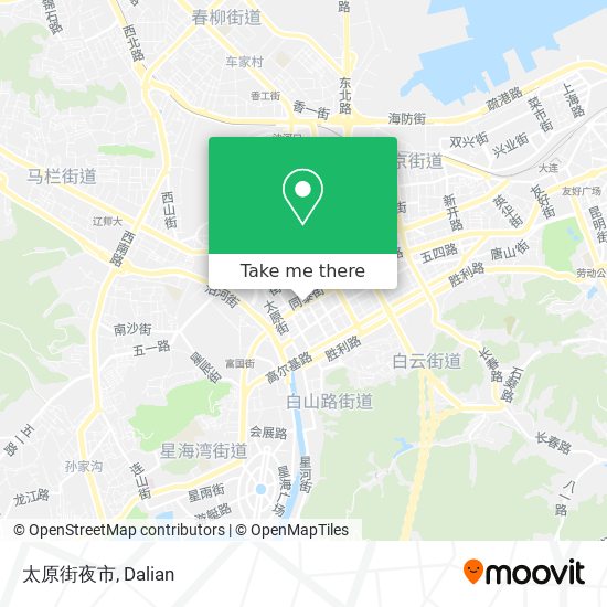 太原街夜市 map