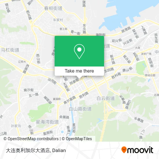 大连奥利加尔大酒店 map