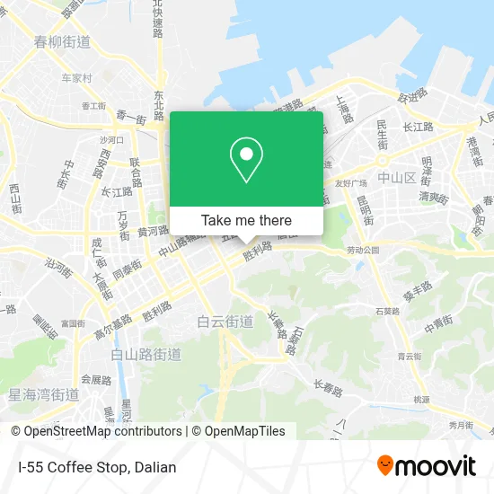 I-55 Coffee Stop map