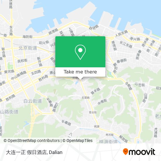 大连一正 假日酒店 map