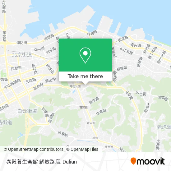 泰殿養生会館 解放路店 map