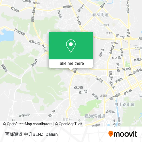 西部通道 中升BENZ map