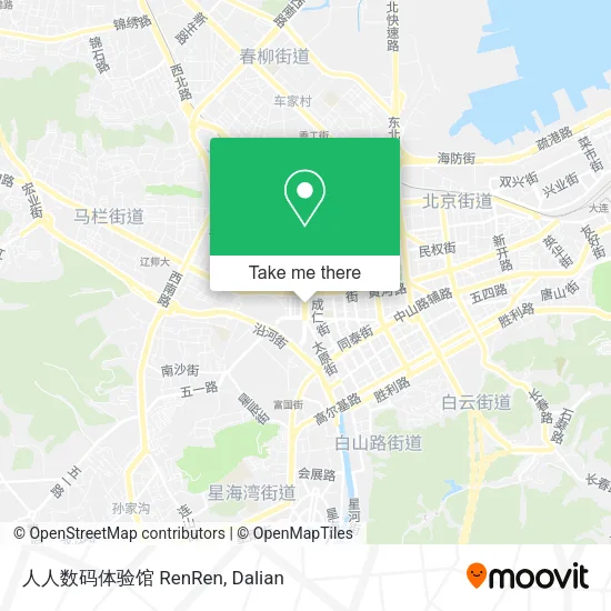 人人数码体验馆 RenRen map