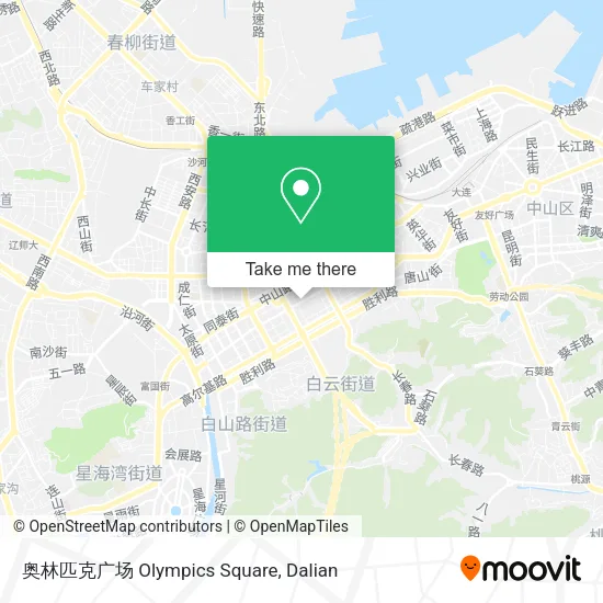 奥林匹克广场 Olympics Square map