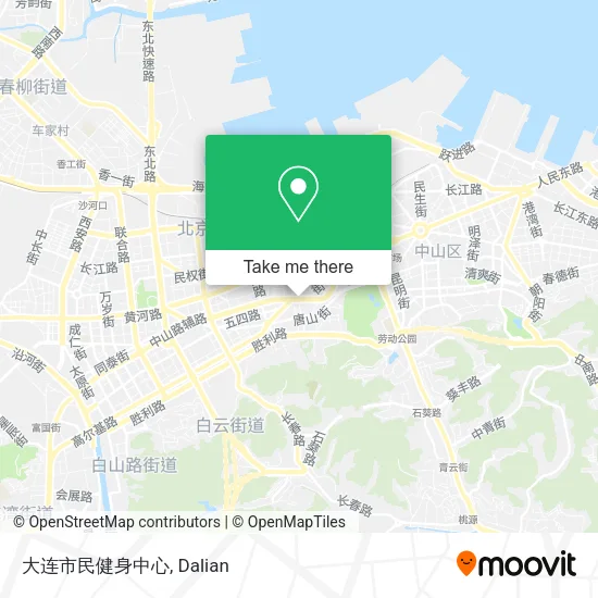 大连市民健身中心 map