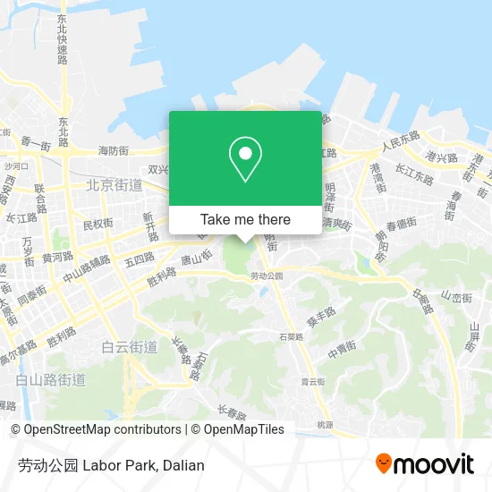 劳动公园 Labor Park map