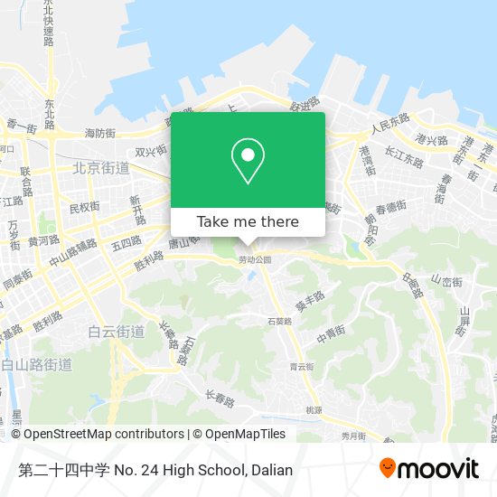 第二十四中学 No. 24 High School map