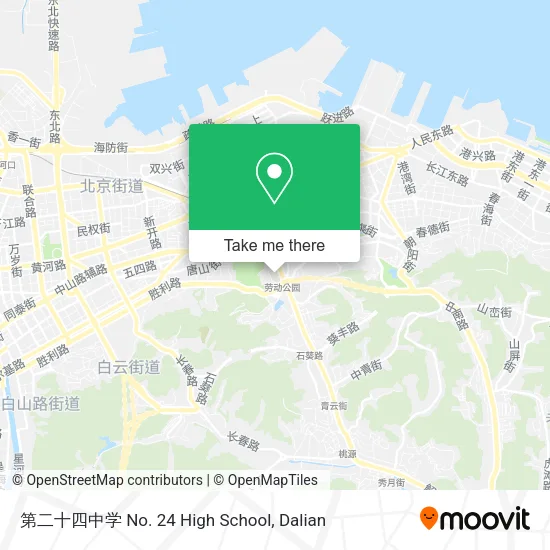 第二十四中学 No. 24 High School map