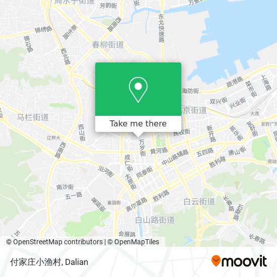 付家庄小渔村 map