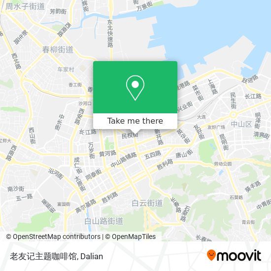 老友记主题咖啡馆 map