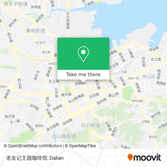 老友记主题咖啡馆 map