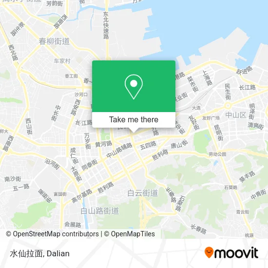水仙拉面 map