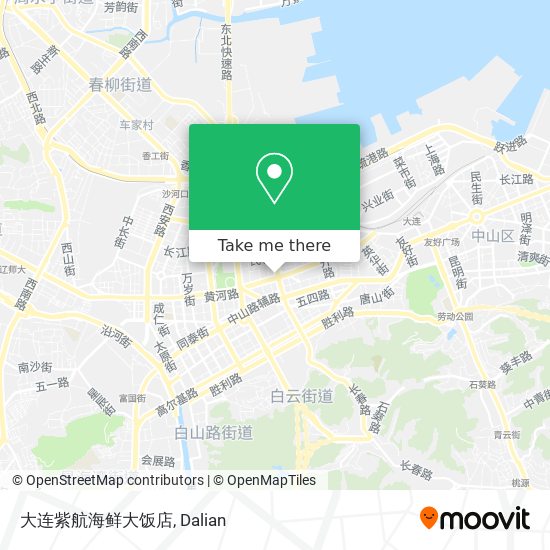 大连紫航海鲜大饭店 map