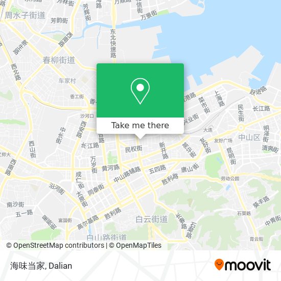 海味当家 map