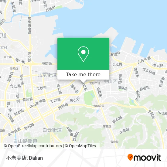 不老美店 map