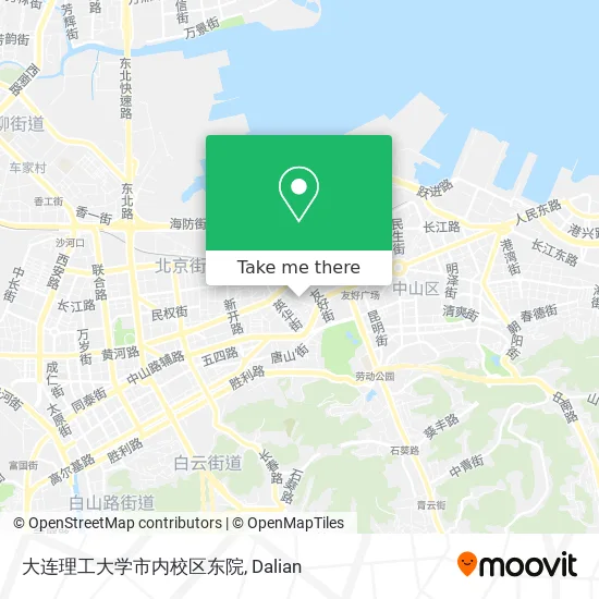 大连理工大学市内校区东院 map