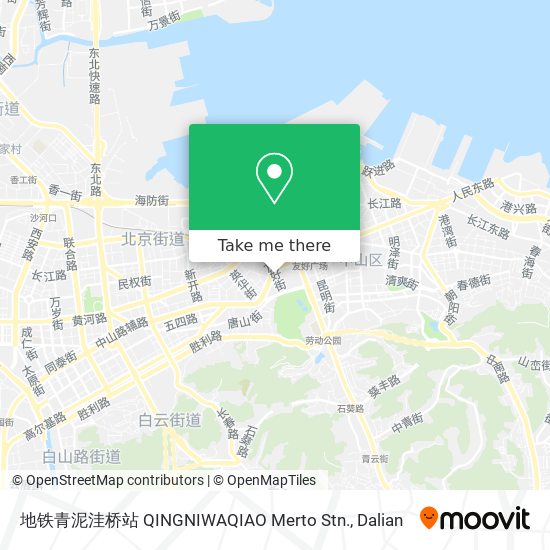 地铁青泥洼桥站 QINGNIWAQIAO Merto Stn. map