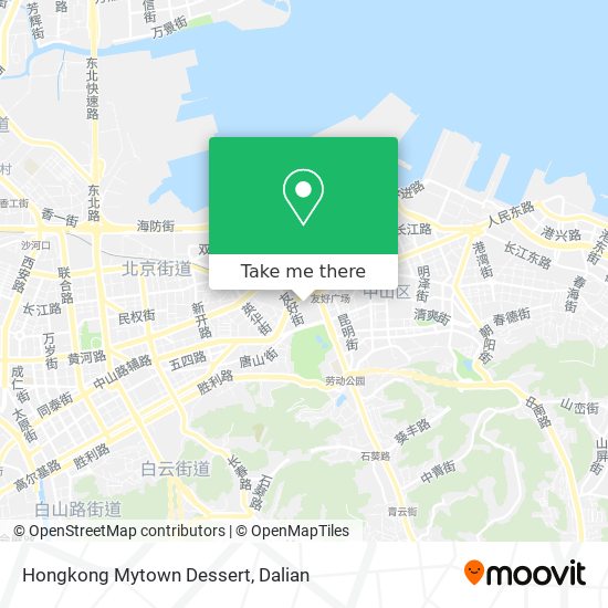 Hongkong Mytown Dessert map