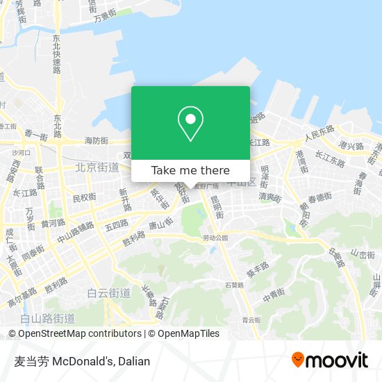 麦当劳 McDonald's map