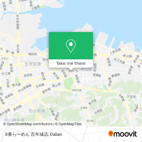 8番らーめん 百年城店 map