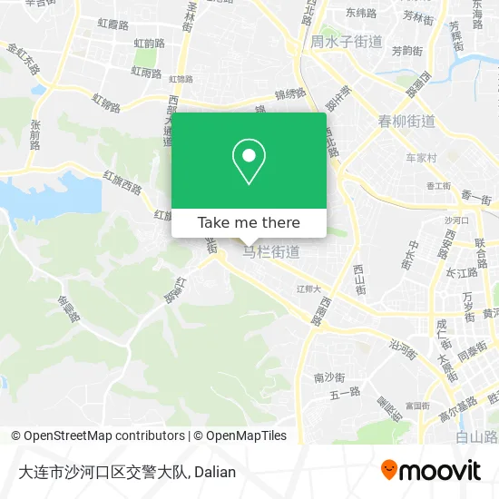 大连市沙河口区交警大队 map