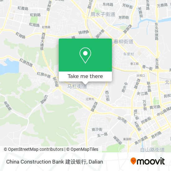 China Construction Bank 建设银行 map