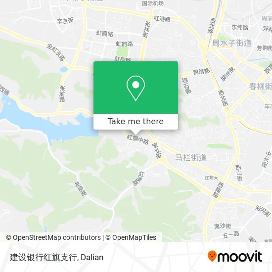 建设银行红旗支行 map