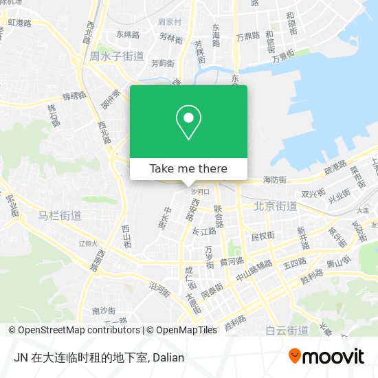 JN 在大连临时租的地下室 map