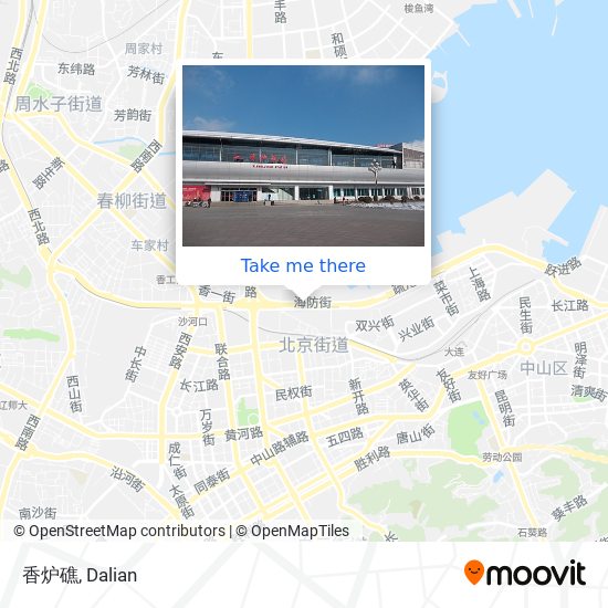 香炉礁 map