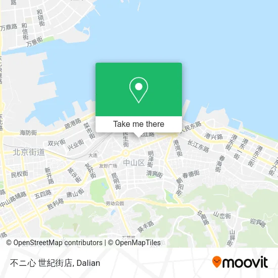 不ニ心 世紀街店 map
