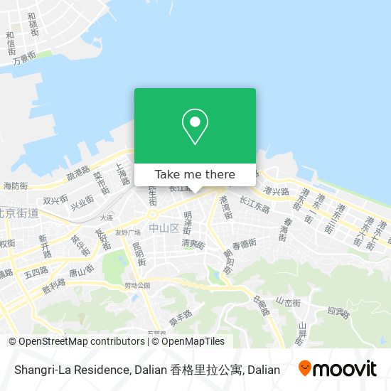 Shangri-La Residence, Dalian 香格里拉公寓 map