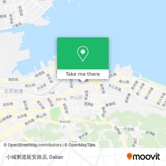 小城粥道延安路店 map